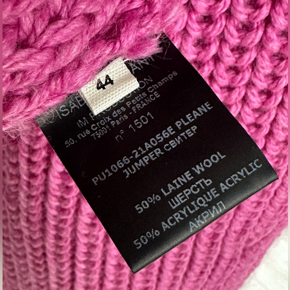 Isabel Marant Étoile Pleane Pink Wooly Knit Sweater - Picture 9 of 14
